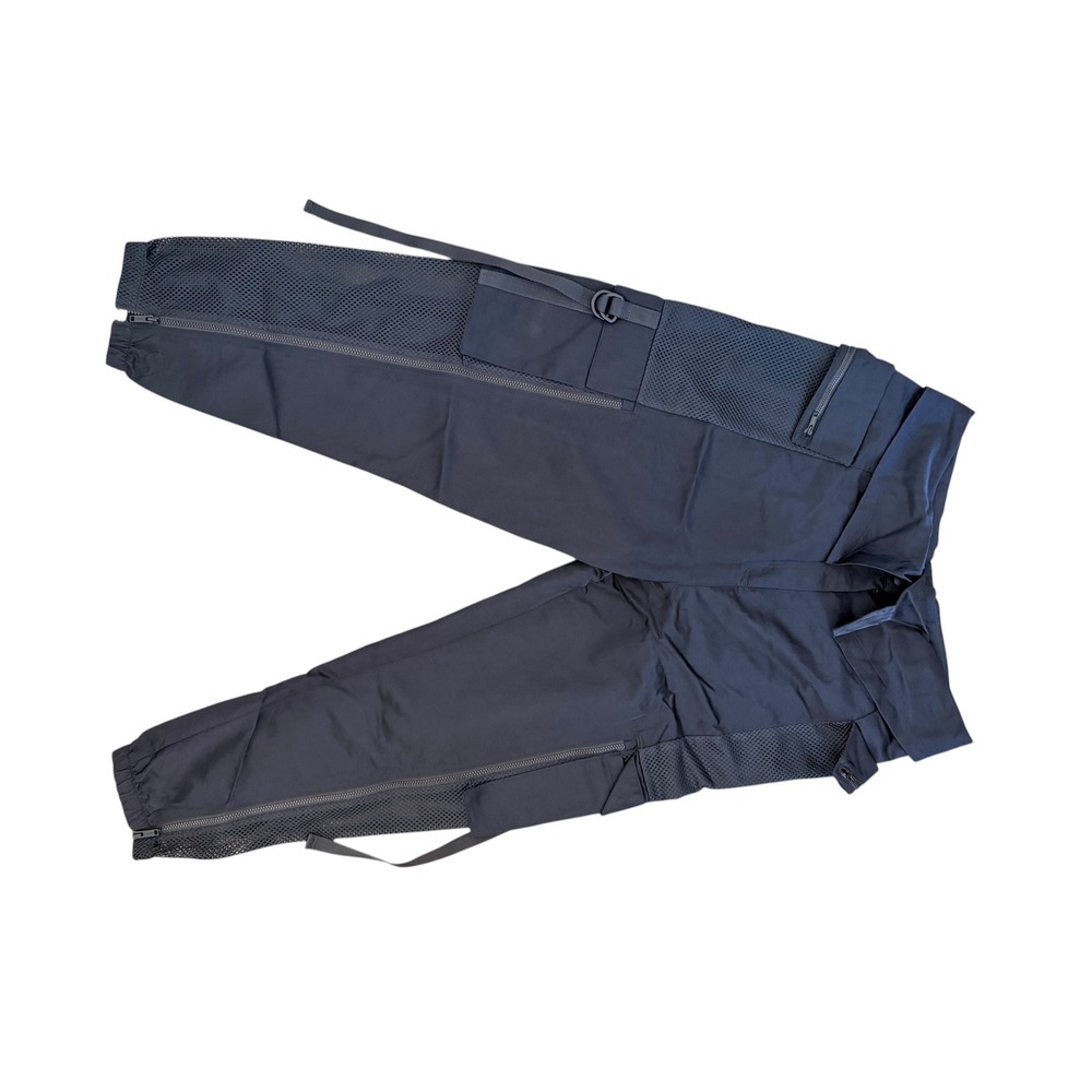 Jordan Brand Women Black Utility Cargo Pants Mesh Panels Techwear XL